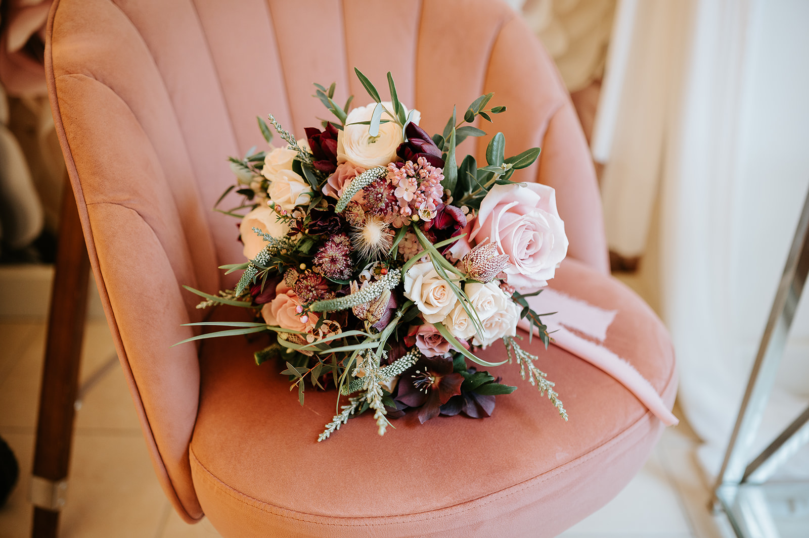 Spring elegant bridal bouquet