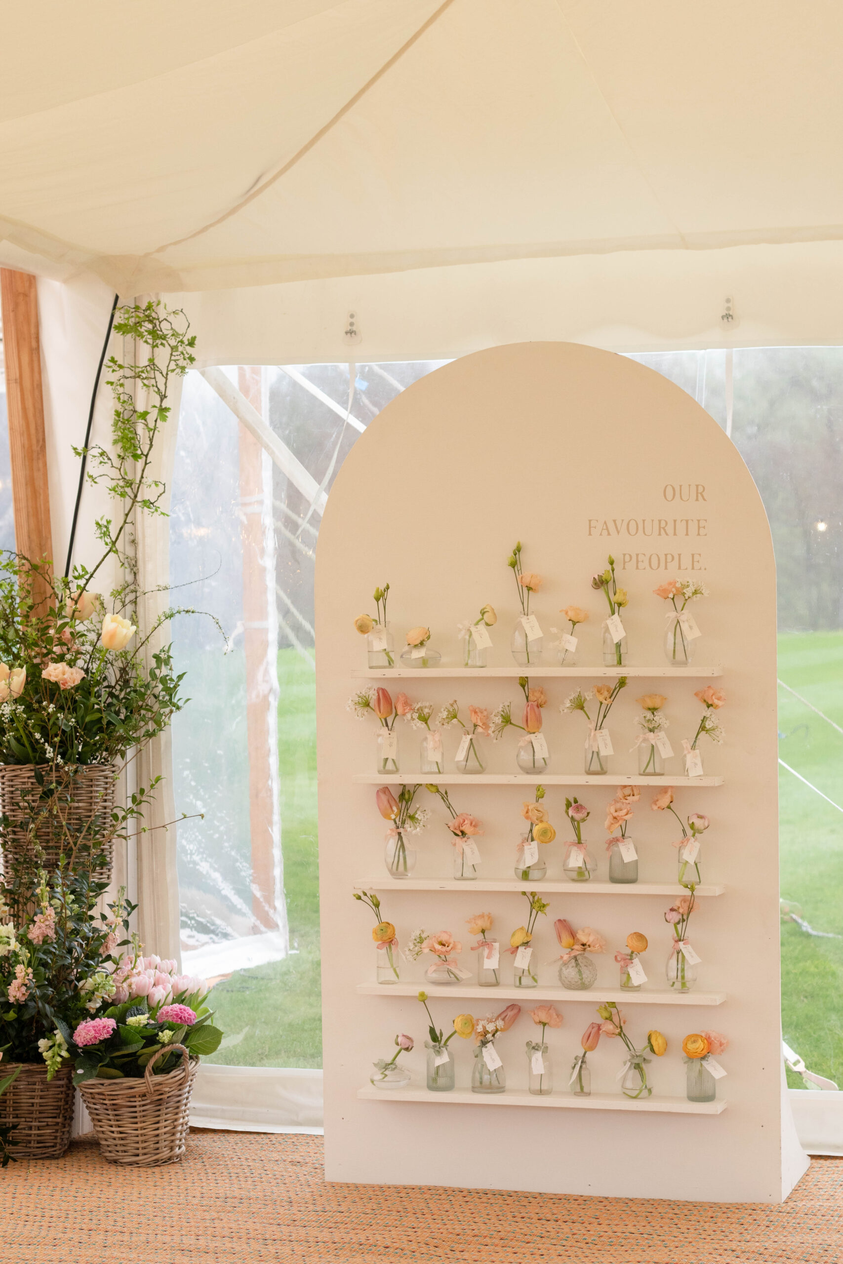 Wedding decor floral designs
