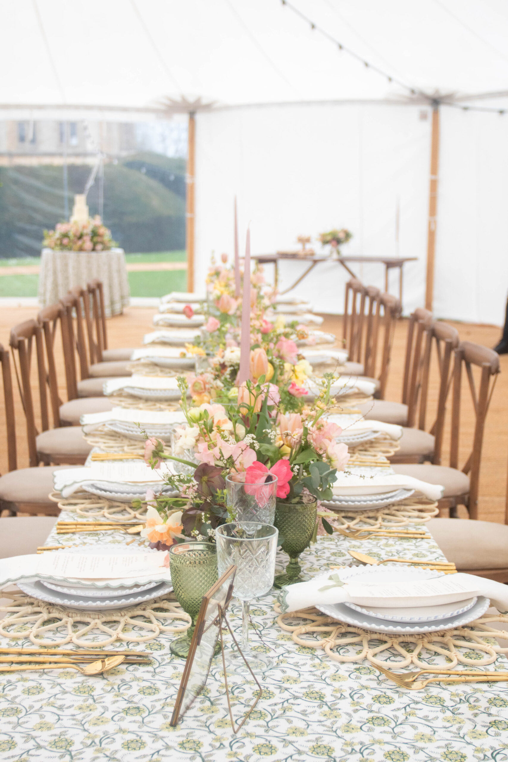 Farleigh house wedding venue floral designs